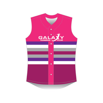 Baseball Sleeveless Jersey Full Button